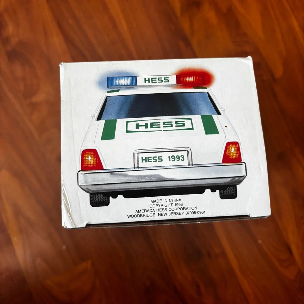 Vintage 1993 Hess Patrol Car Toy with Original Box Tested Working‎ Siren Lights